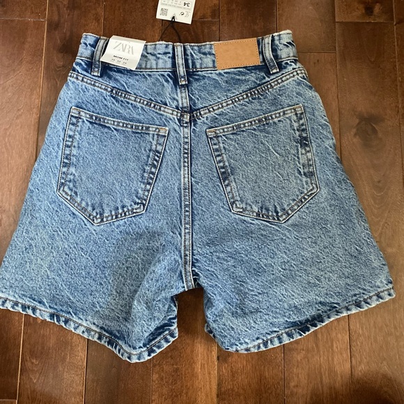 NWT Zara mom fit shorts 2 - Picture 6 of 14